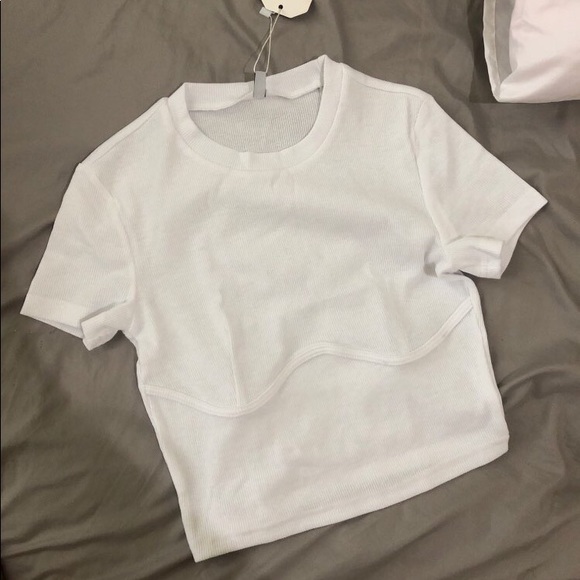 NEW With Tag | Blogger Fav Cotton Crop Top White M - Picture 8 of 8